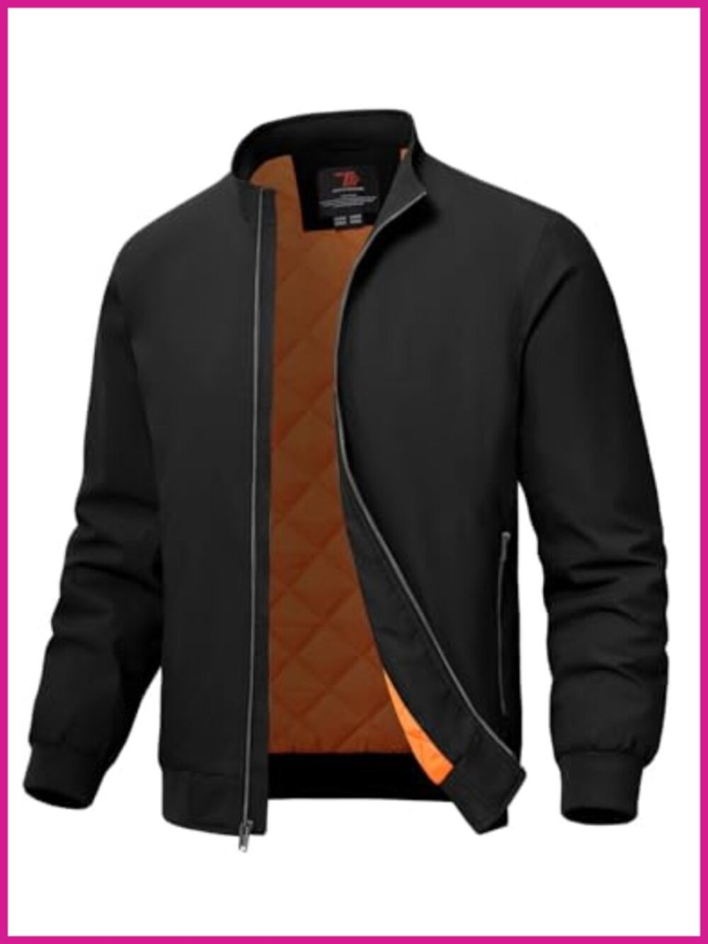 Quilted Bomber Windbreaker Warm Padded Winter Coat